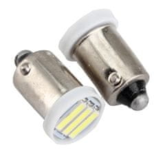 Rabel LED autožárovka BA9S T4W T5W 3 smd 7014 bílá