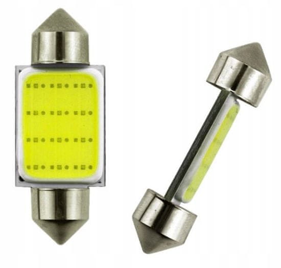 Rabel LED autožárovka 41 mm COB smd C5W C10W C15W SV8,5 bílá