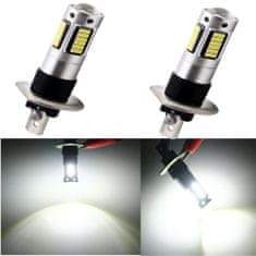 Rabel LED autožárovka H1 30 smd 4014 bílá s čočkou