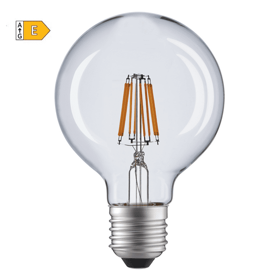 Diolamp  LED Globe Filament žárovka čirá G80 10W/230V/E27/2700K/1220Lm/360°