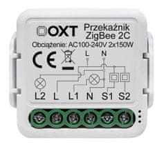 Tuya mini reléový regulátor 2 kanály - zigbee , obvody oxt zigbee 2