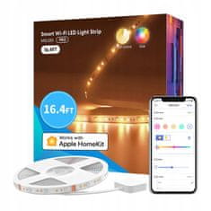 Meross LED pásek RGBWW CCT WiFi HomeKit (2700K-6500K) 5m, MSL320CPHK(EU)-5M-Li