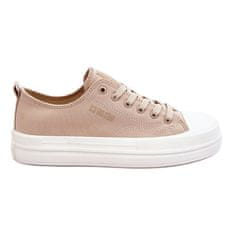 Big Star Nízký tenis LL274969 Beige velikost 39