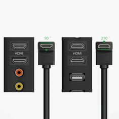 Ugreen HD103 kabel HDMI 4K 1m, černý