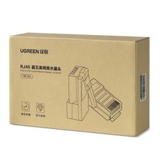 Ugreen NW110 100x konektor RJ45 8P8C Cat5, průsvitné