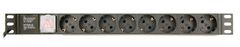 Gembird PDU 8 schucko, 1U, 16 A, 3m