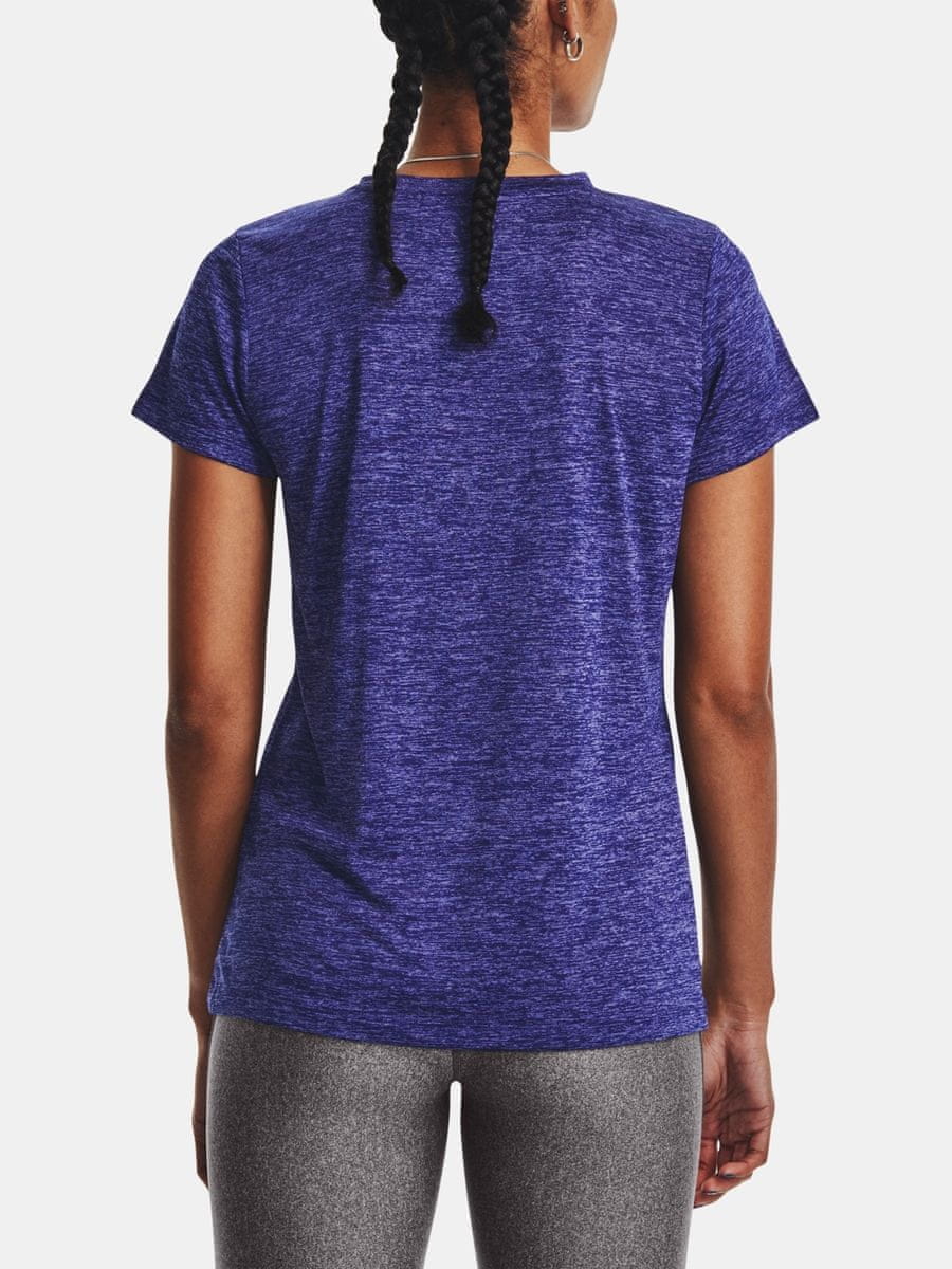  UA Tech Twist BL Gel SSC, Blue - T-shirt short sleeve  ladies - UNDER ARMOUR - 23.45 € - outdoorové oblečení a vybavení shop