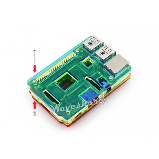 Waveshare Pouzdro pro Raspberry Pi 3 Model B \B+