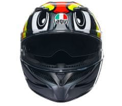 AGV Helma na moto 2118381001 012 K3 E2206 MPLK BIRDY 2.0 GREY/YELLOW/RED vel. XS