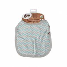 XKKO Bambusový podbradník Scandinavian Baby Mint Chevron