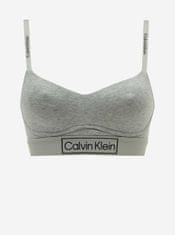 Calvin Klein Šedá dámská podprsenka Calvin Klein Underwear L