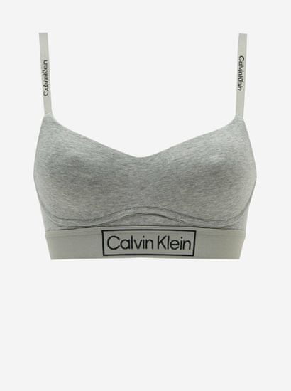 Calvin Klein Šedá dámská podprsenka Calvin Klein Underwear