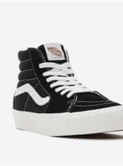 Vans Černé kotníkové tenisky s koženými detaily VANS SK8-Hi 36 1/2