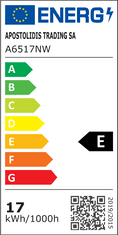 Diolamp  SMD LED žárovka matná A65 17W/230V/E27/4000K/1870Lm/200°