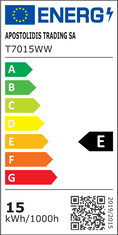 Diolamp  SMD LED žárovka High Performance T70 15W/230V/E27/3000K/1650Lm/220°/IP65