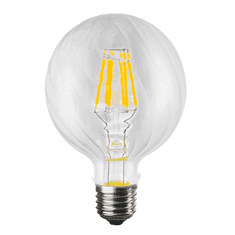 Diolamp  Retro LED Filament žárovka Clear Decor BRIA G100 6W/230V/E27/2700K/690Lm/360°/DIM