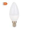  SMD LED žárovka matná Candle C37 8W/230V/E14/6000K/750Lm/200°