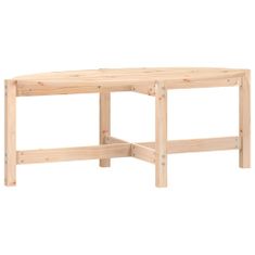 Greatstore Konferenční stolek 118 x 63 x 45 cm masivní borové dřevo