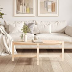 Greatstore Konferenční stolek 118 x 63 x 45 cm masivní borové dřevo