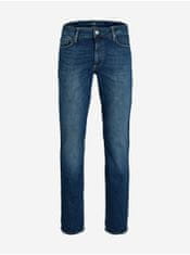 Jack&Jones Tmavě modré pánské slim fit džíny Jack & Jones Clark 30/32