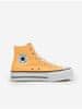 Oranžové dámské kotníkové tenisky na platformě Converse Chuck Taylor All Star Lift 38