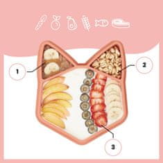 Babymoov Silikonový talíř ISY´PLATE Fox