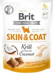 Brit Brit Care Dog poloměkké pamlsky pro psy bez obilovin s kokosem a mořským krilem, 150 g