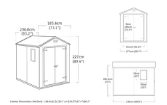 KETER MANOR domek 6x8 DD