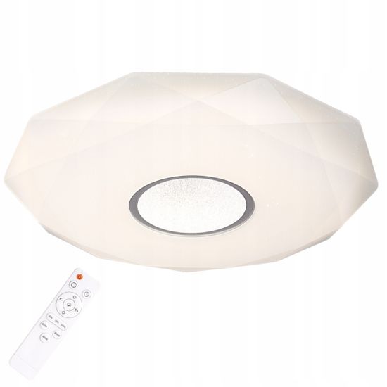 SANICO LED plafon s dálkovým ovládáním Diamond 24W 2040lm 39cm