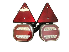 Kaxl Sada LED koncových sdružených světel s magnetem a kabeláží L-2412-Z