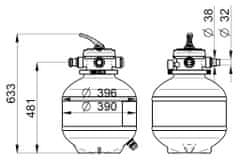 SHOTT Pískový filtr SF45