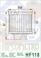 Hiflofiltro Olejový filtr HF118