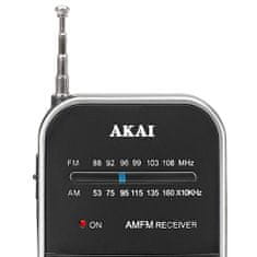 Akai Rádio , APR-350, AM/FM, sluchátkový výstup