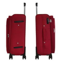AVANCEA® Cestovní kufr GP7172 4W červený M 70x44x27 cm