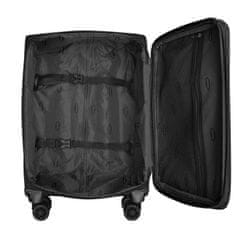 AVANCEA® Cestovní kufr GP7172 Dark grey 4W XS šedý 49x33x22 cm
