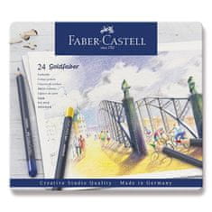 Faber-Castell Pastelky Goldfaber 114724 plechová krabička, 24 barev