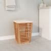 vidaXL Koupelnová stolička 40,5x40,5x56 cm Masivní ořechové dřevo