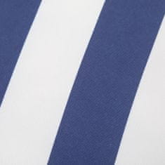 Greatstore Dekorační polštáře 4 ks modré a bílé 40 x 40 cm textil