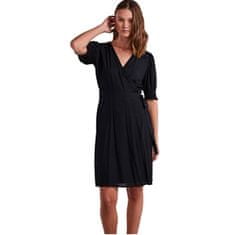 Pieces Dámské šaty PCTALA Regular Fit 17133694 Black (Velikost M)