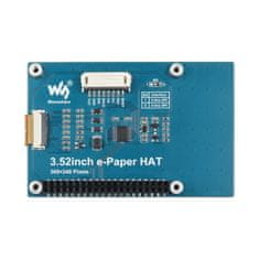 Waveshare E-paper displej 3,52" 360x240px SPI černý/bílý pro Raspberry Pi, Arduino