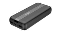 Tellur PBC203 20000mAh Powerbank, 2xUSB+Type-C+MicroUSB, černá