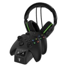 Turtle Beach Fuel Dual Controller nabíjecí stanice a stojan na sluchátka pro Xbox,černá