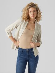 Vero Moda Dámský blejzr VMJESMILO Regular Fit 10279700 Silver Lining (Velikost XL)