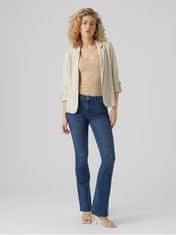 Vero Moda Dámský blejzr VMJESMILO Regular Fit 10279700 Silver Lining (Velikost XL)