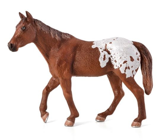Mojo Fun figurka kůň Appaloosa Chestnut hřebec