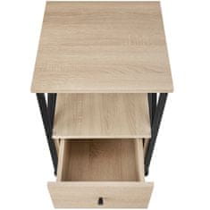 tectake Noční stolek Falkirk 40x41,5x55,5cm