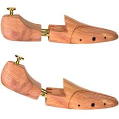 tectake Napínák do bot z cedrového dřeva