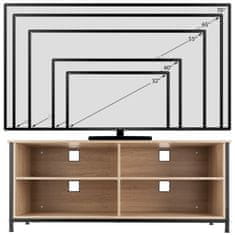 tectake Televizní stolek Navan 147x41x60,5cm