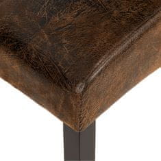 tectake 4 Jídelní židle ergonomické, masivní dřevo