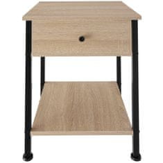 tectake Noční stolek Bradford 40x40x55,5cm